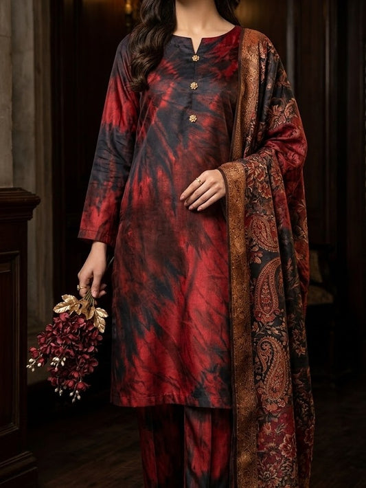 Digital Printed Silk 3pc