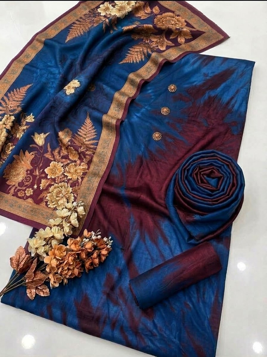 Digital Printed Silk 3pc