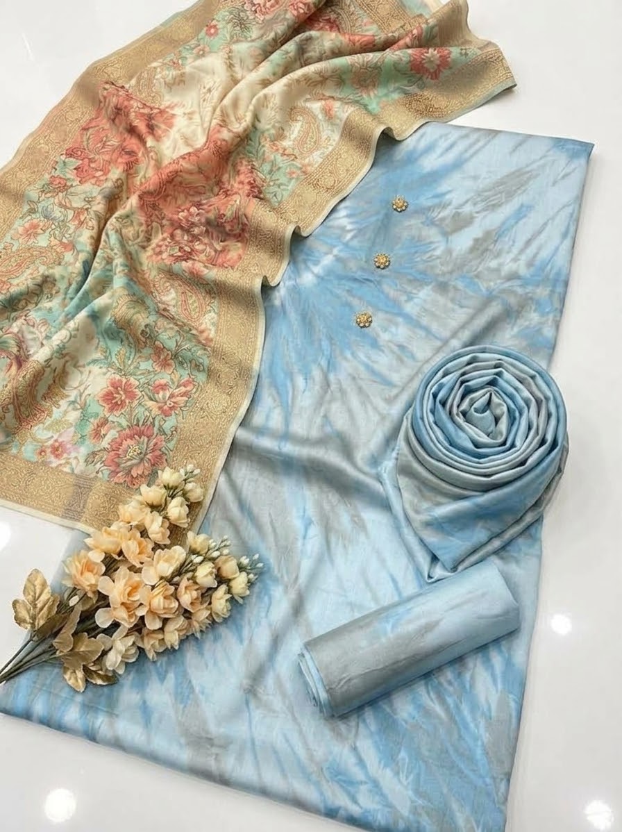 Digital Printed Silk 3pc