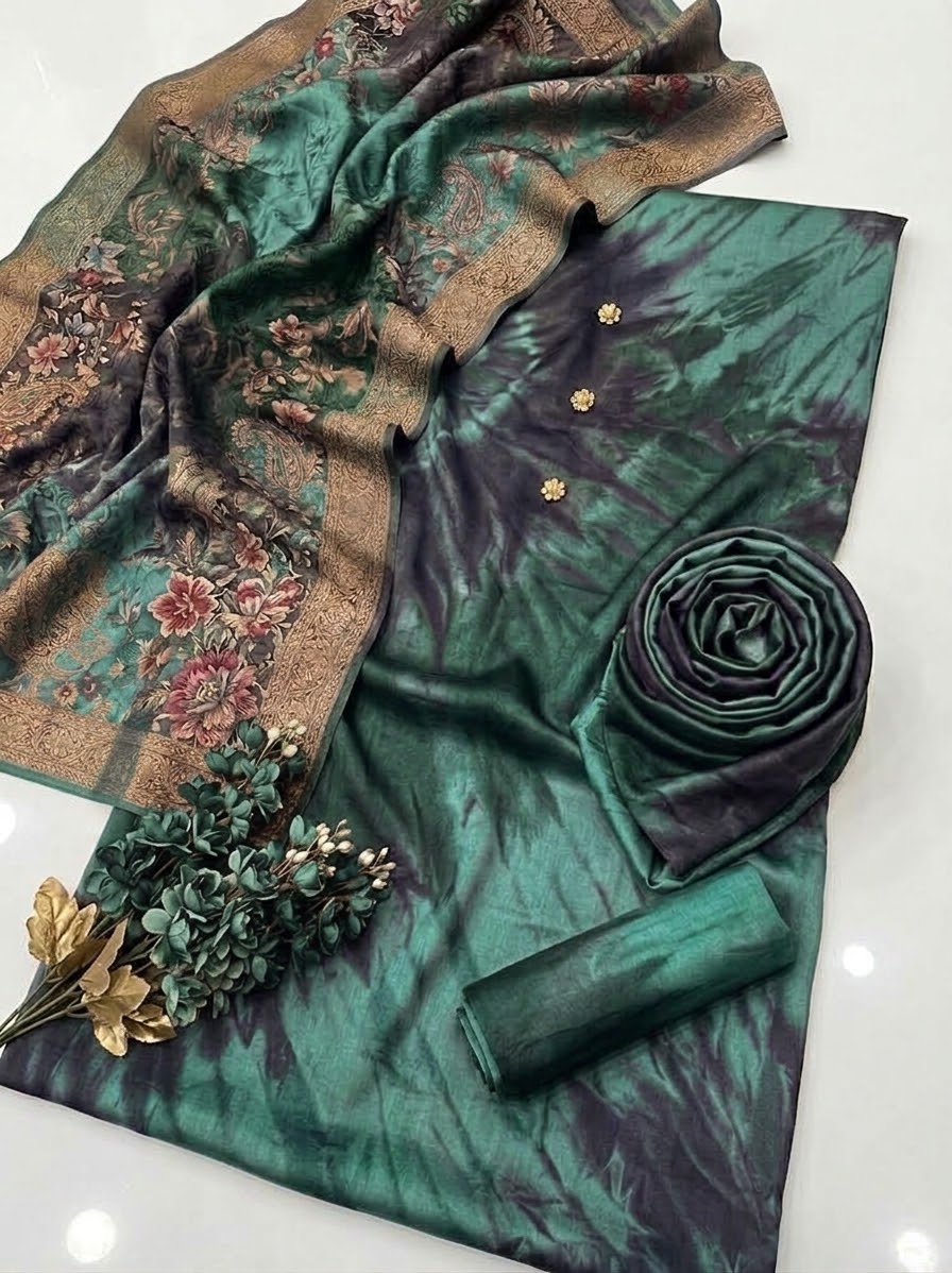 Digital Printed Silk 3pc