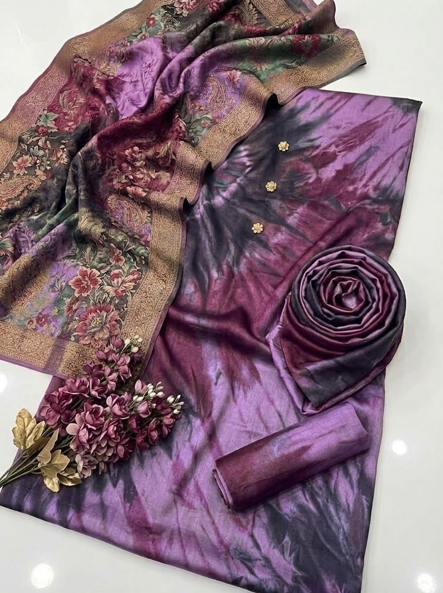 Digital Printed Silk 3pc