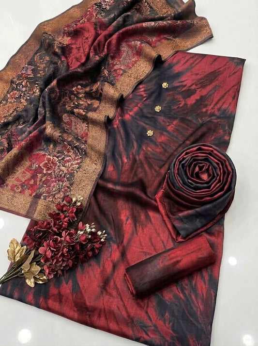 Digital Printed Silk 3pc