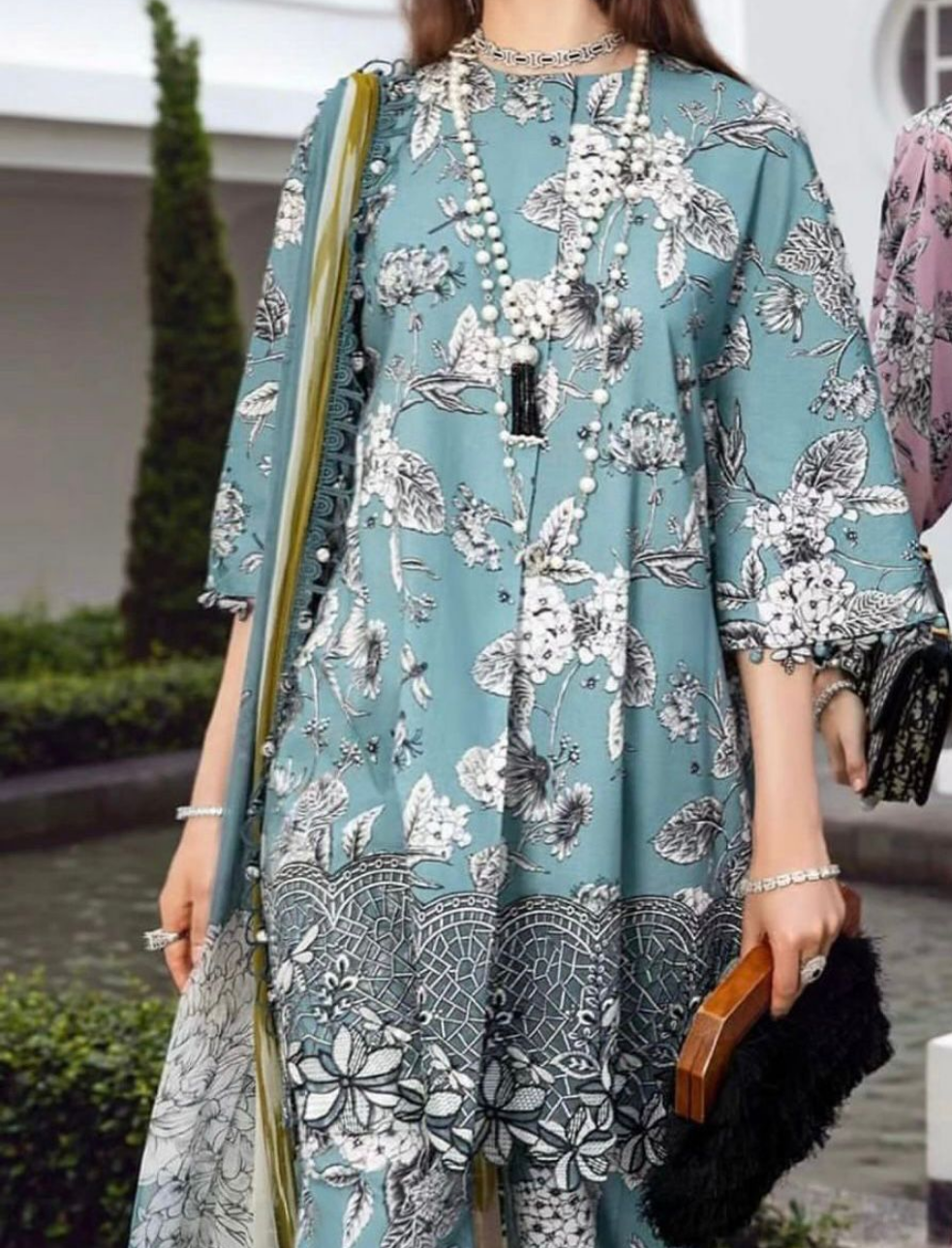 Digital Printed Silk 3pc