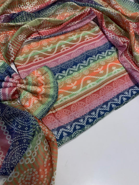 Digital Printed Swiss Lawn 3pc