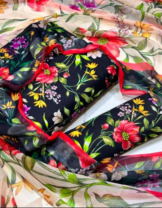 Digital Printed Swiss Lawn 3pc