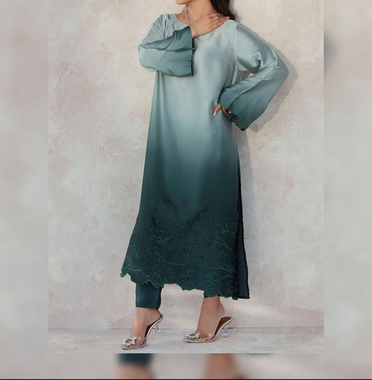 Digital Printed Silk 3pc