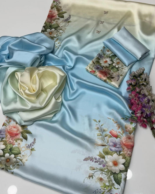 Digital Printed Silk 3pc