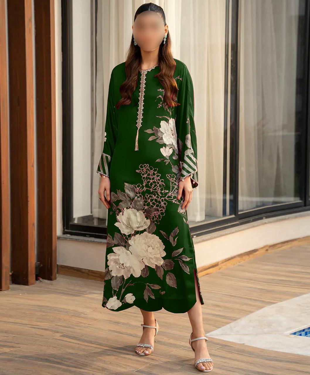 Digital Printed Silk 3pc