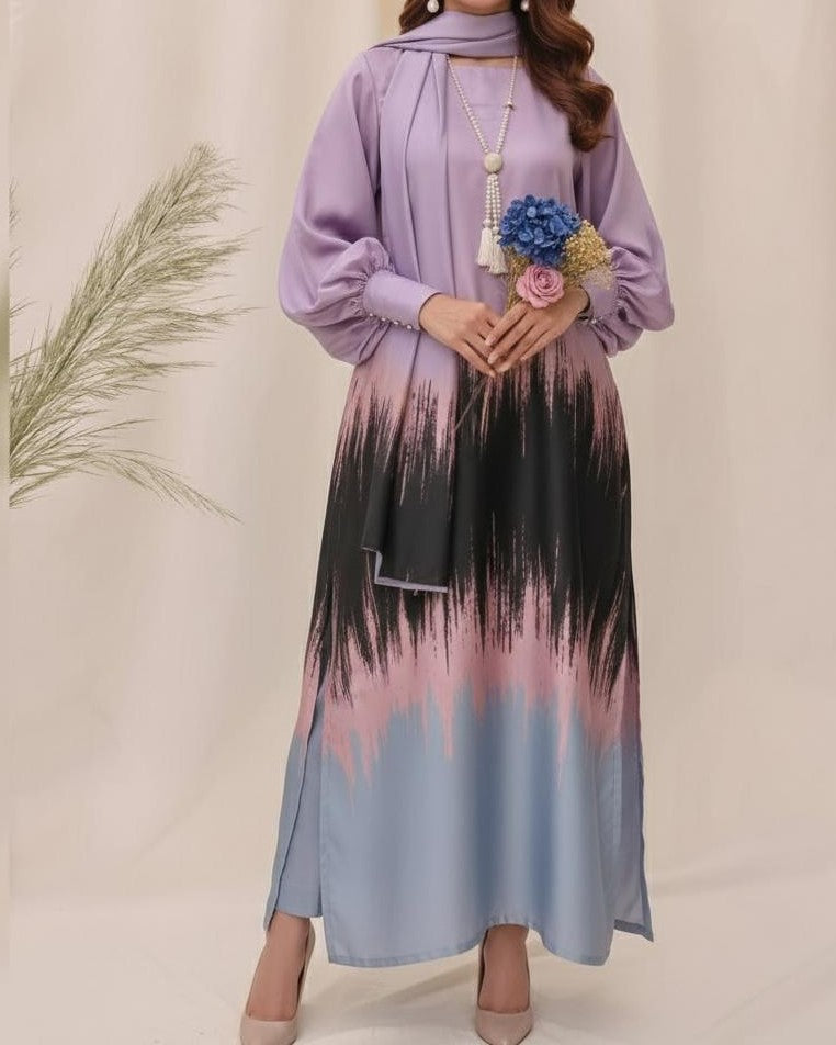 Digital Printed Silk 3pc