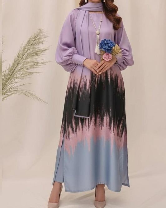 Digital Printed Silk 3pc