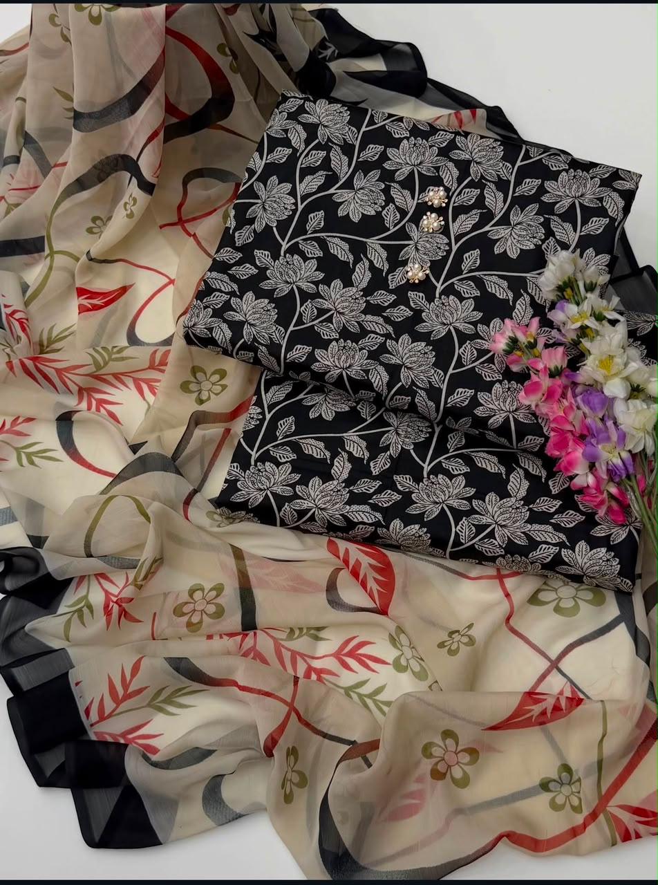 Digital Printed Swiss Lawn 3pc