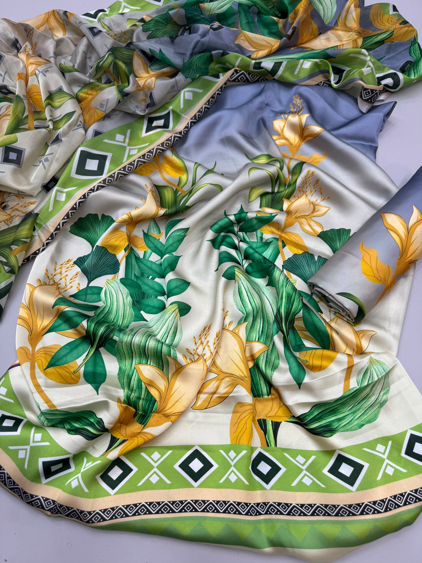 Digital Printed Silk 3pc