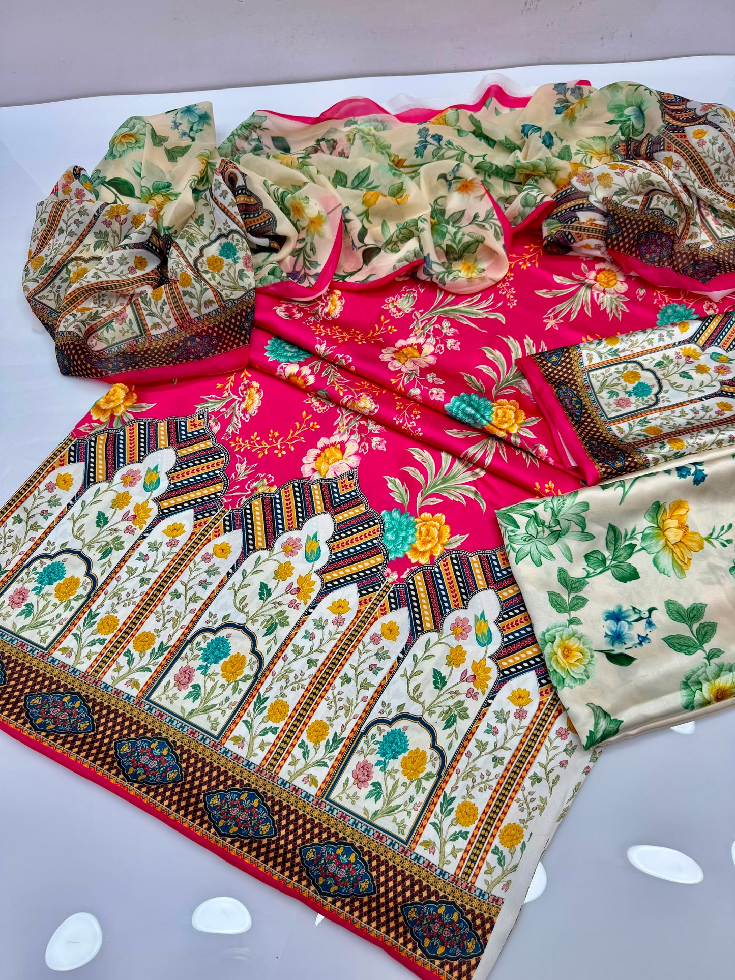 Digital Printed Silk 3pc