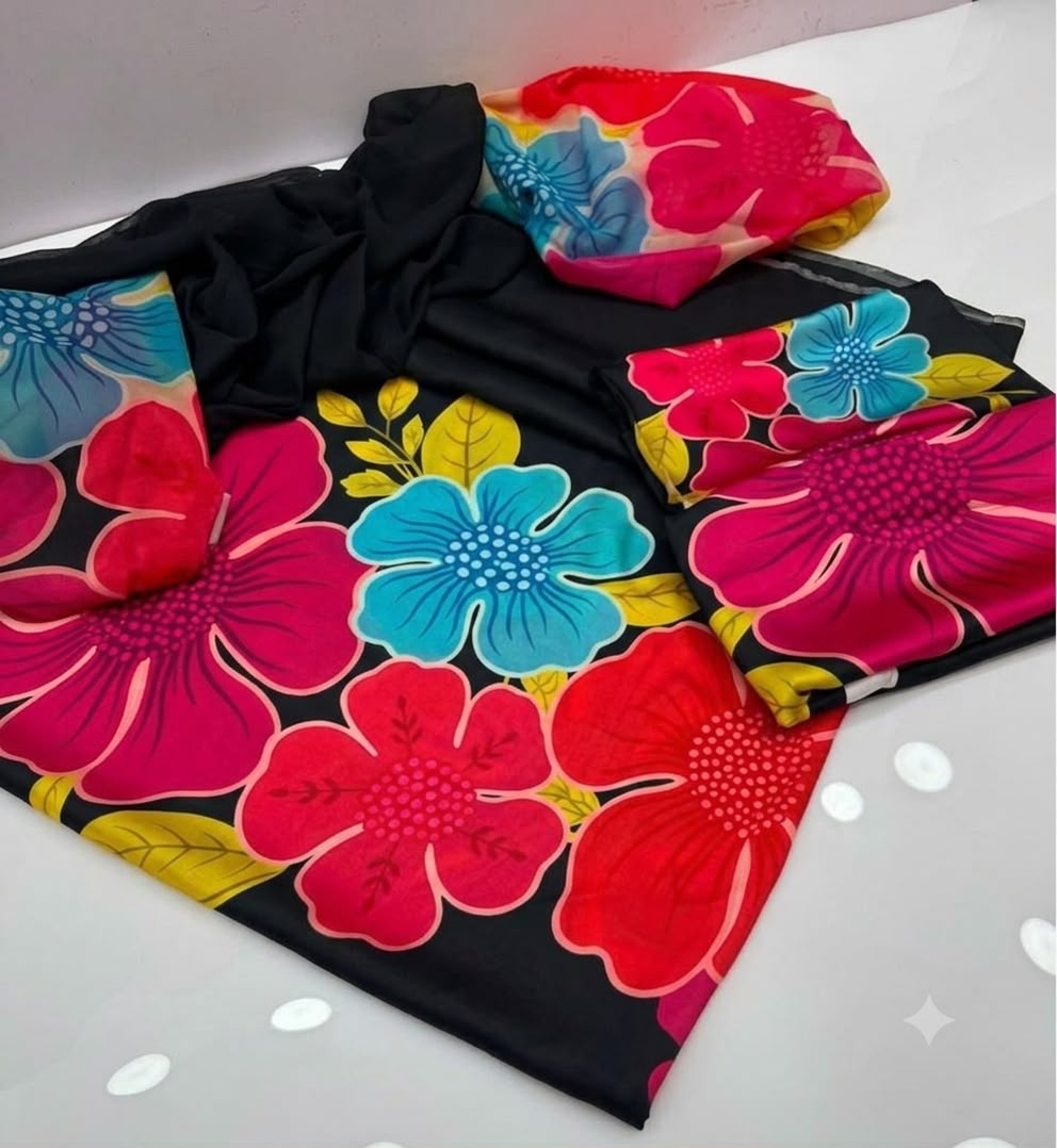 Digital Printed Silk 3pc
