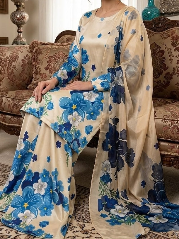 Digital Printed Silk 3pc