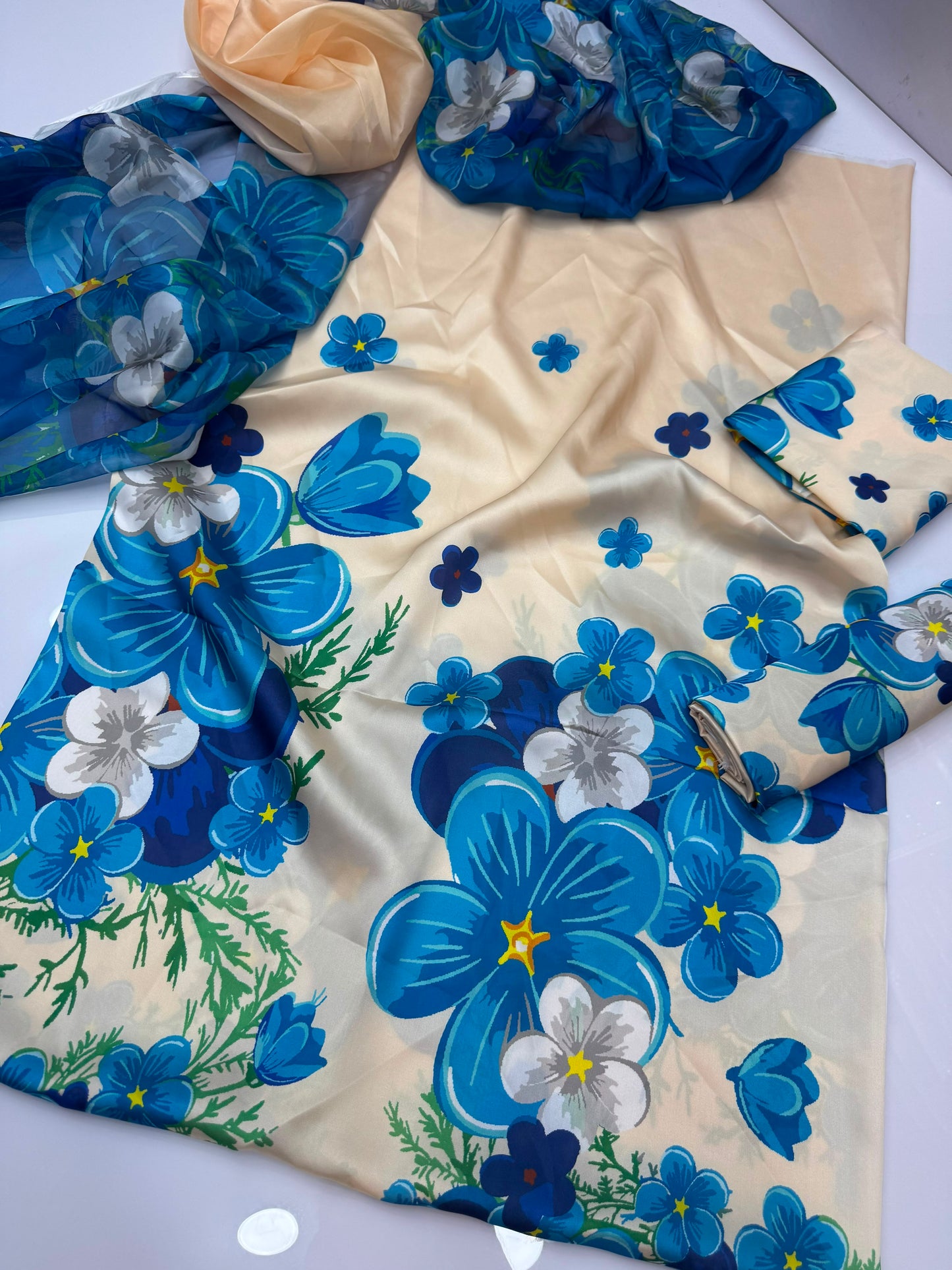 Digital Printed Silk 3pc