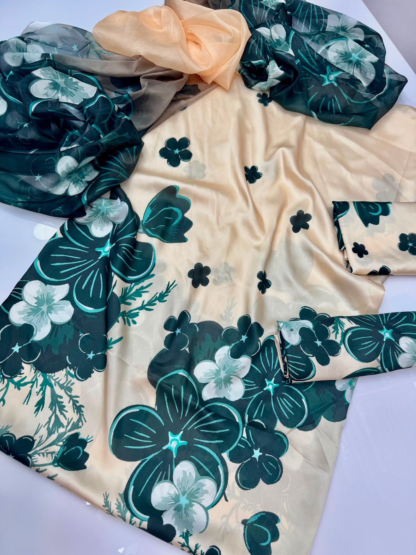 Digital Printed Silk 3pc