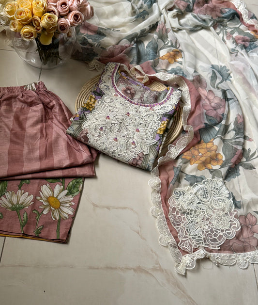 Ready-To-Wear Lawn 3pc Embroidered