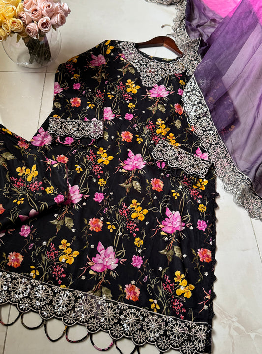 Ready-To-Wear Lawn 3pc Embroidered