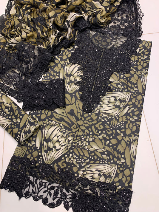 Embroidered Lawn 3pc