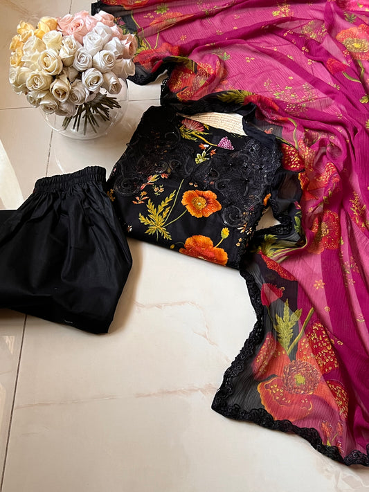 Ready-To-Wear Lawn 3pc Embroidered