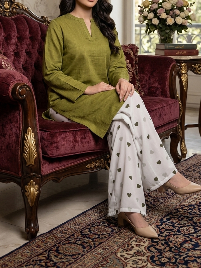 Ready-To-Wear Raw Silk 2pc