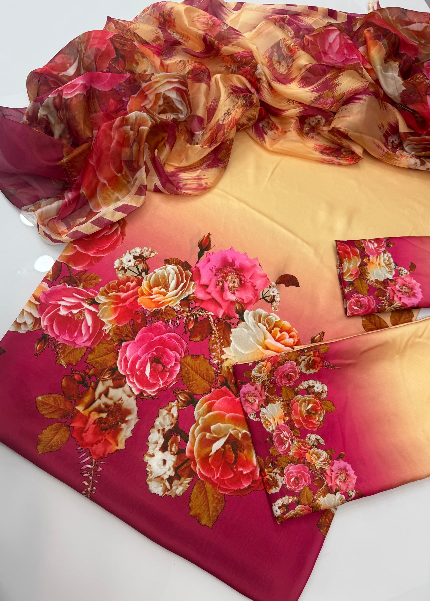Digital Printed Silk 3pc