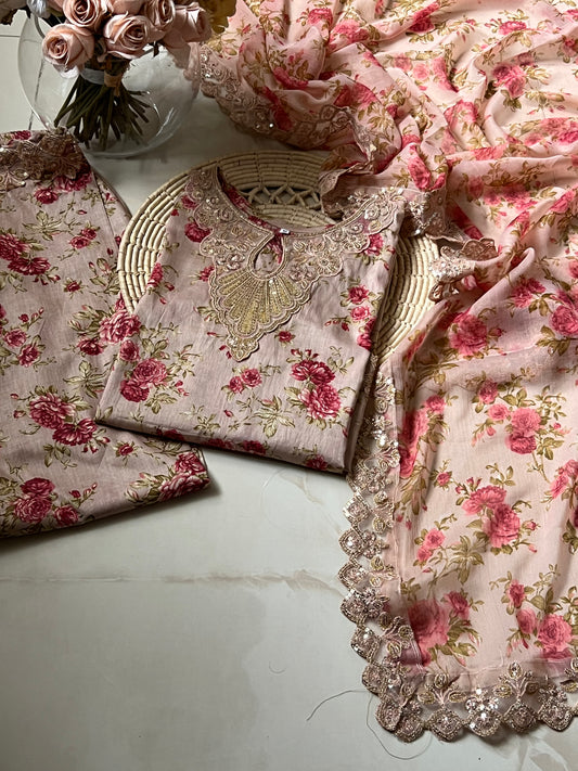 Ready-To-Wear Lawn 3pc Embroidered