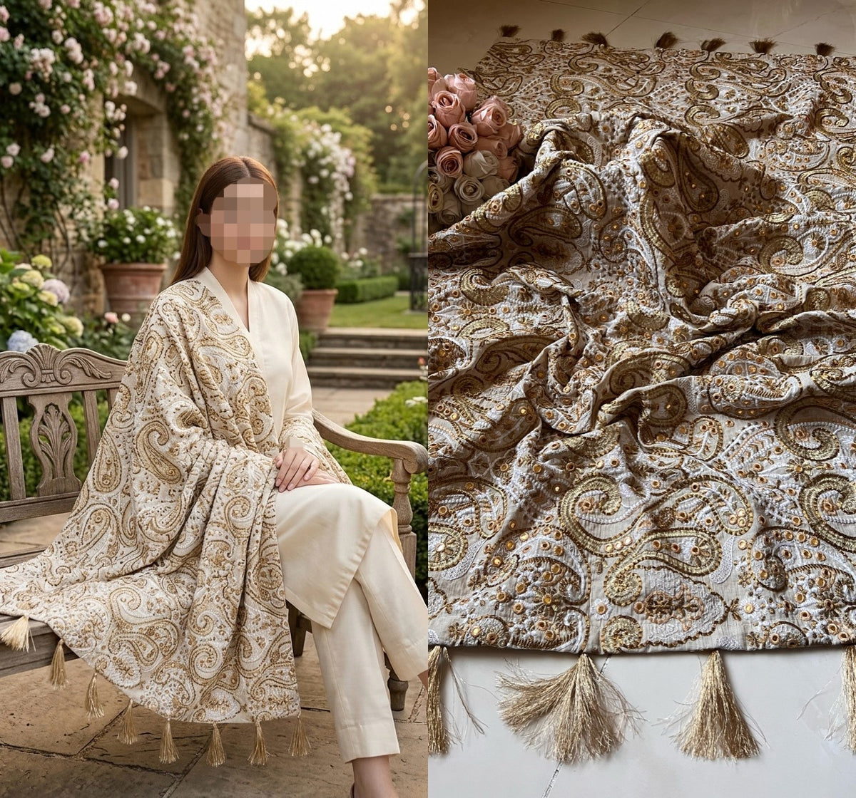 Fabricity Signature Luxury Winter Khaddar Shawl