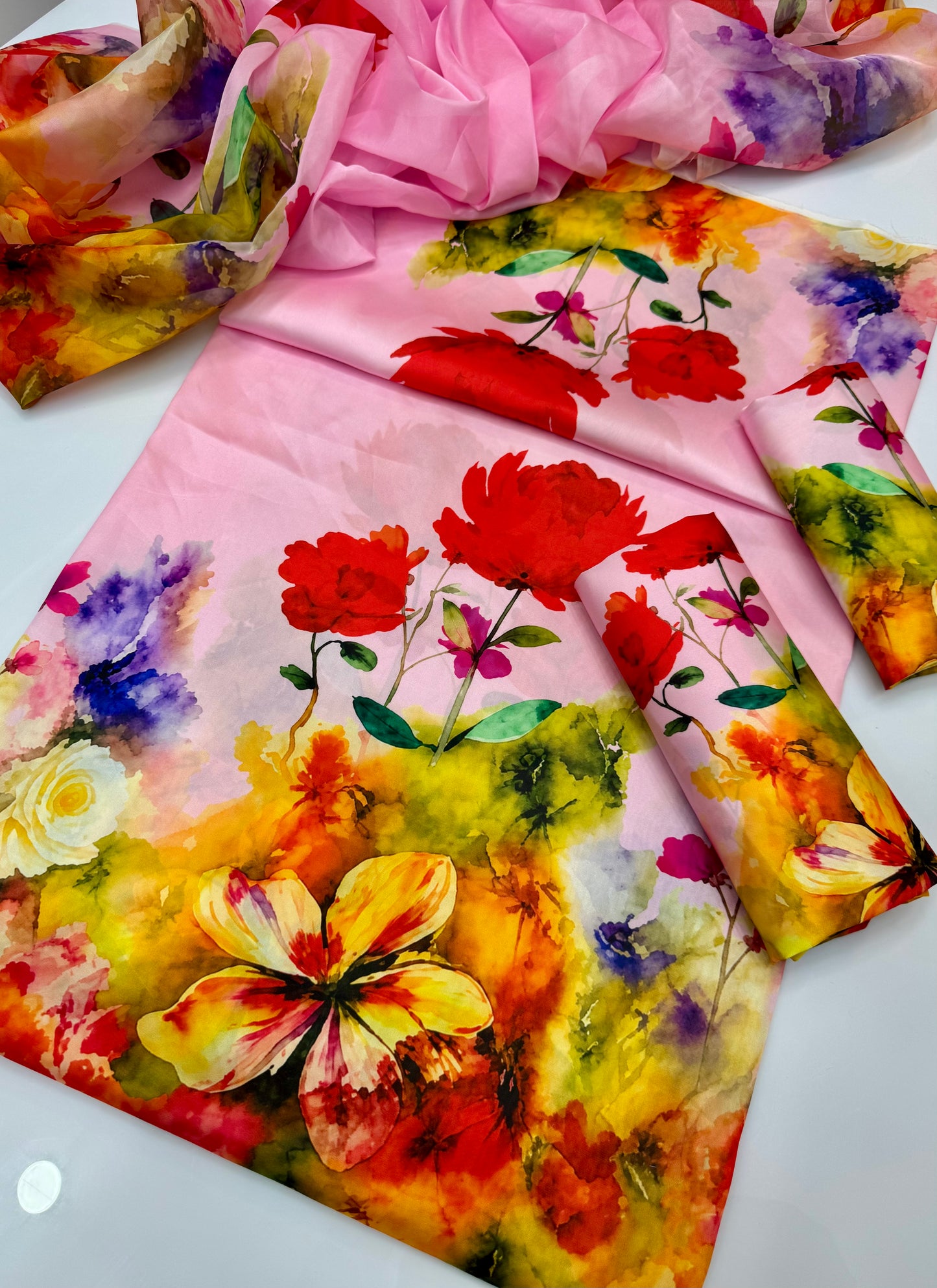Digital Printed Silk 3pc