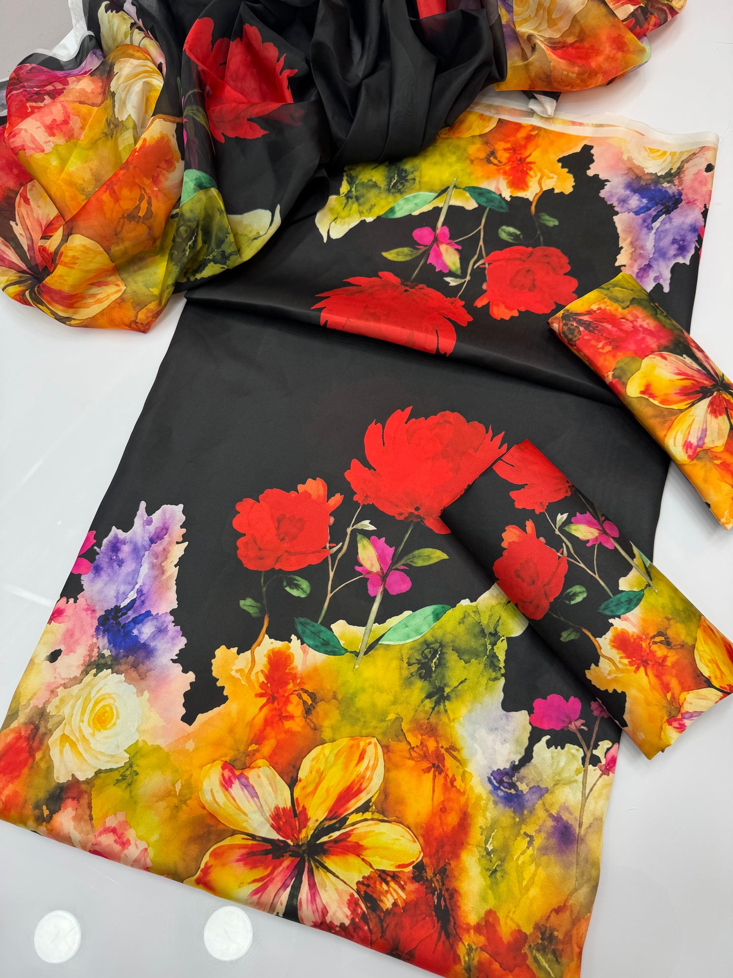 Digital Printed Silk 3pc