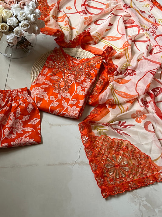 Ready-To-Wear Lawn 3pc Embroidered