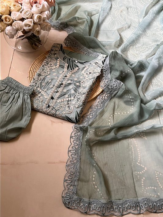 Ready-To-Wear Lawn 3pc Embroidered