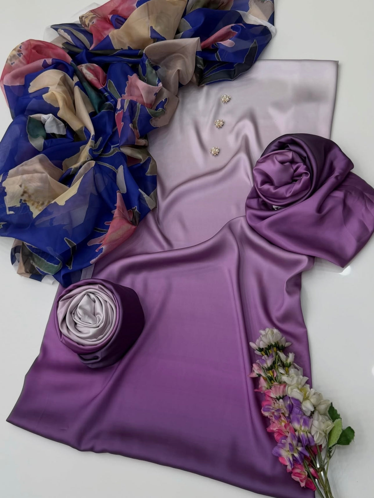 Digital Printed Silk 3pc