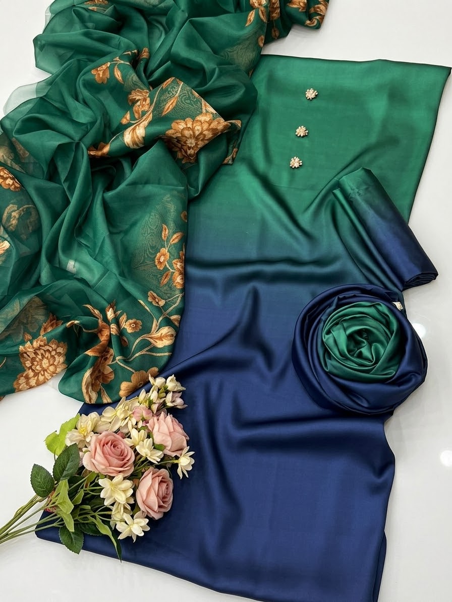 Digital Printed Silk 3pc