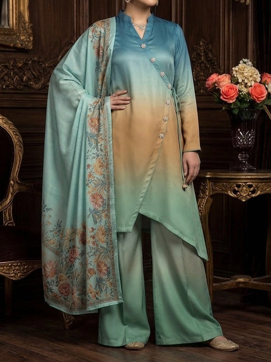 Digital Printed Silk 3pc