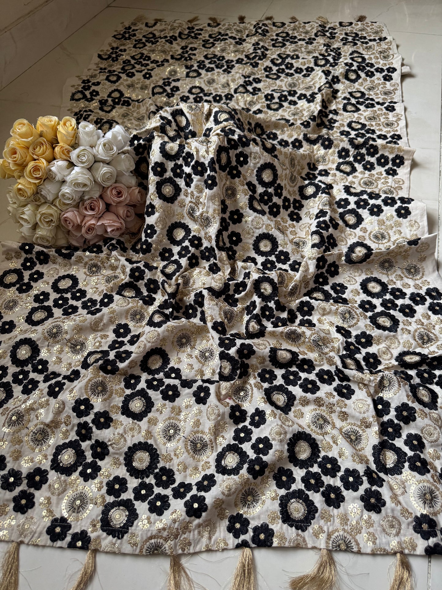 Fabricity Signature Luxury Embroidered Shawl