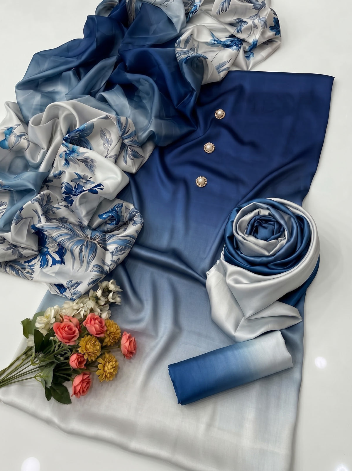 Digital Printed Silk 3pc