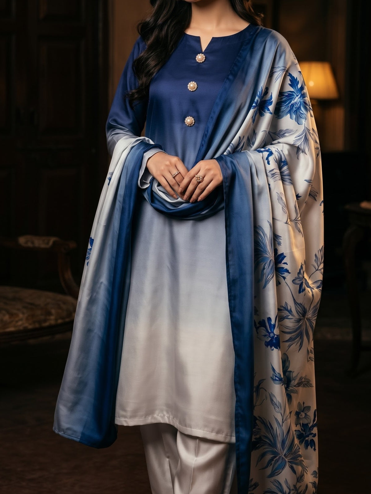 Digital Printed Silk 3pc