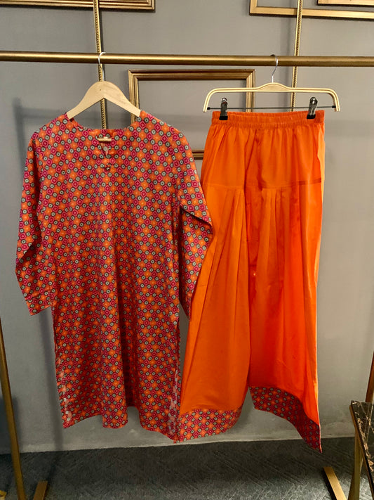 Farshi Style Ready-To-Wear Lawn 2pc Printed