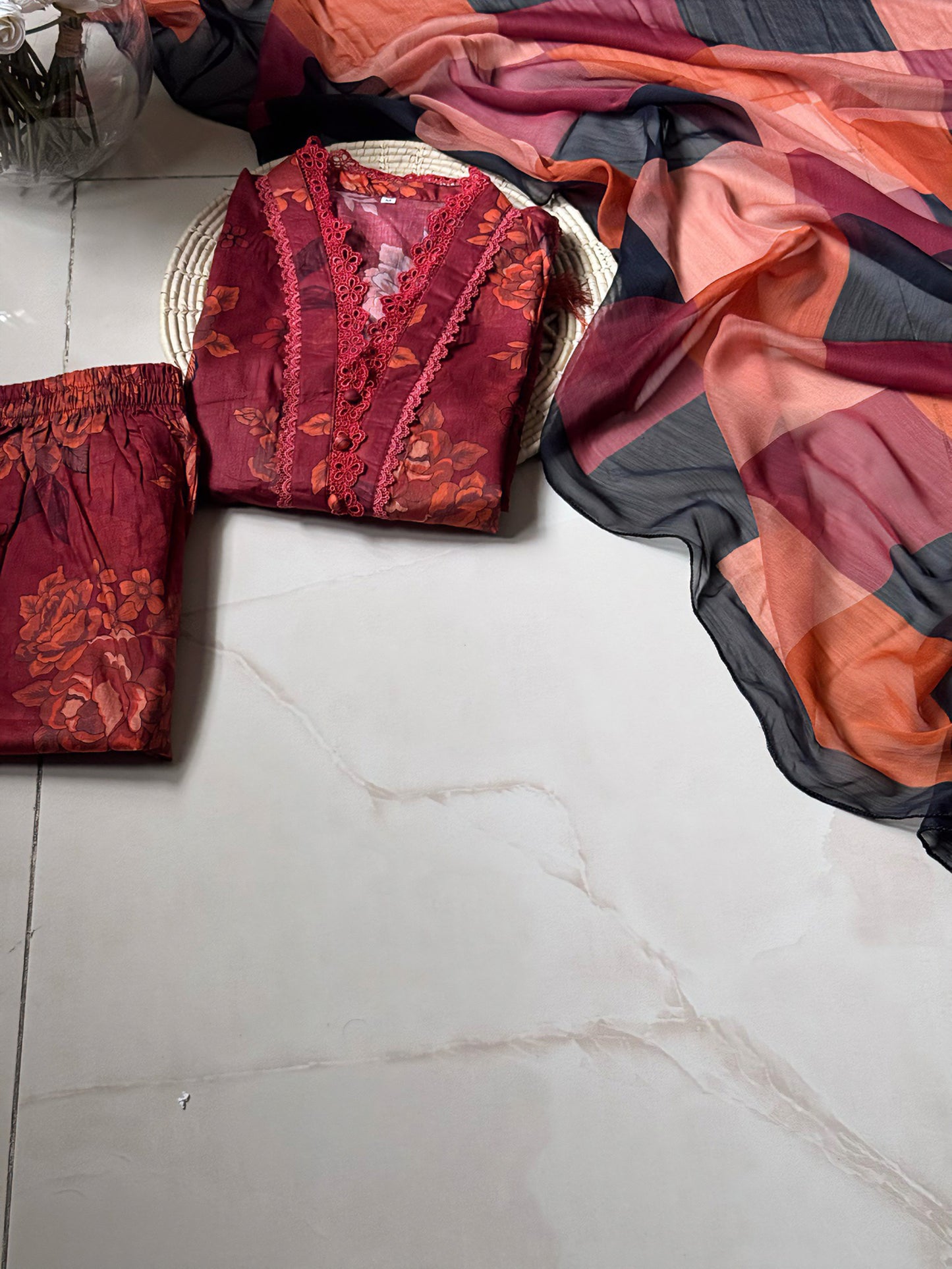 Ready-To-Wear Lawn 3pc Embroidered