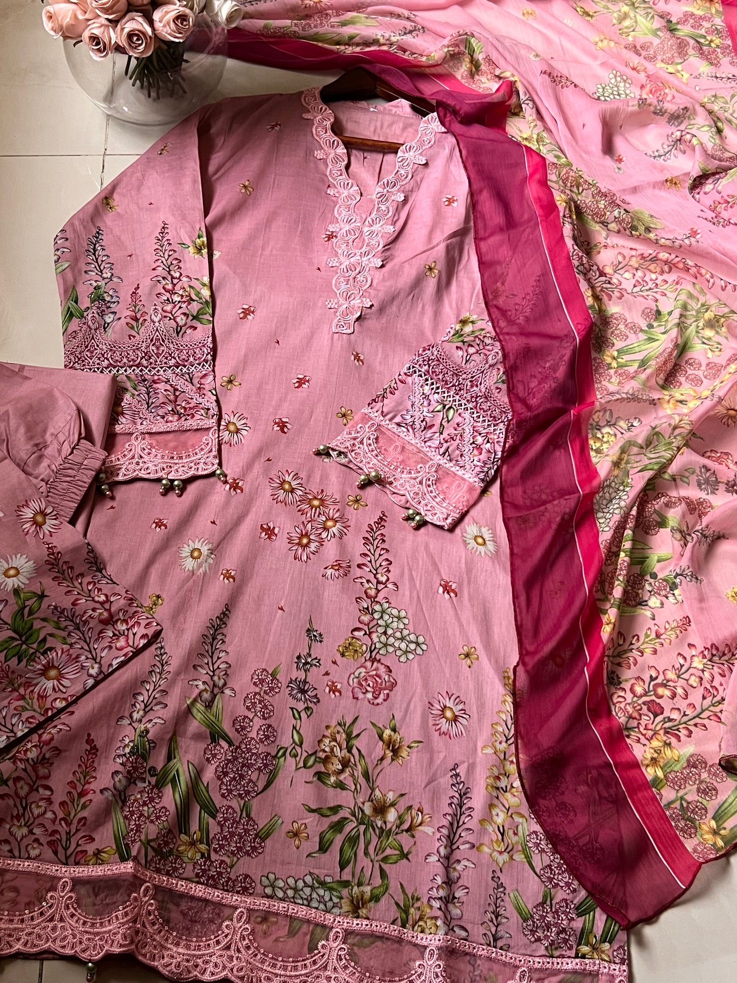 Ready-To-Wear Lawn 3pc Embroidered