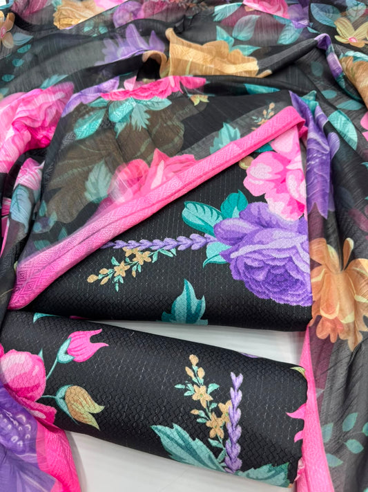 Digital Printed Jacquard 3pc