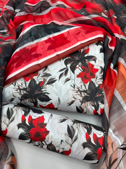 Digital Printed Jacquard 3pc