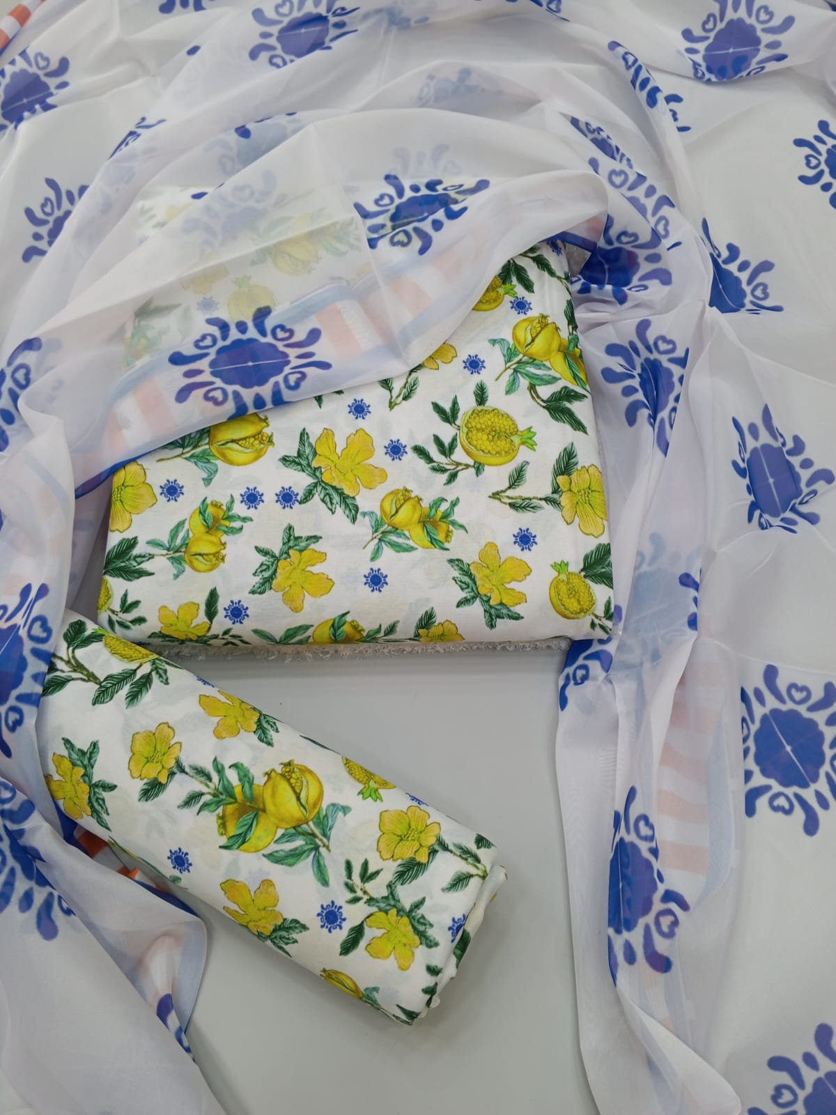 Digital Printed Swiss Lawn 3pc