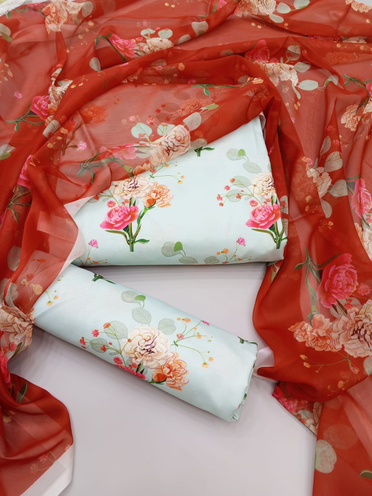 Digital Printed Swiss Lawn 3pc
