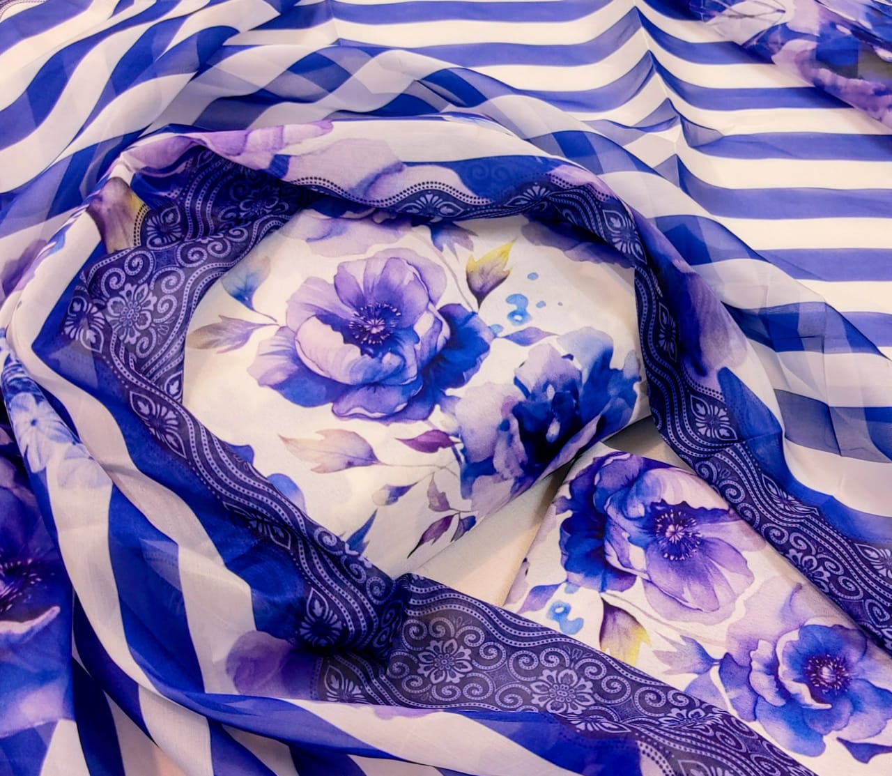 Digital Printed Swiss Lawn 3pc