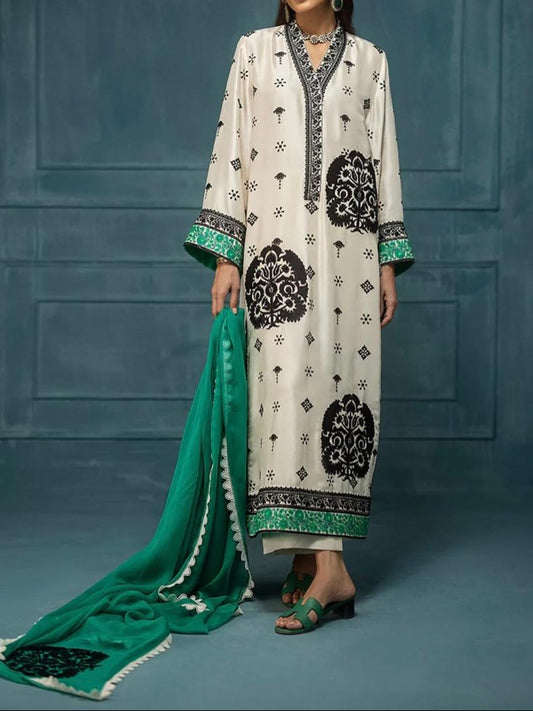 Digital Printed Silk 3pc