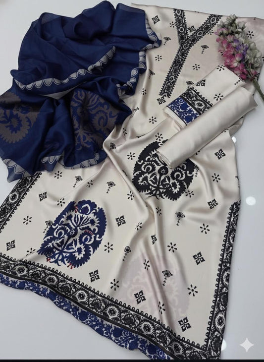 Digital Printed Silk 3pc