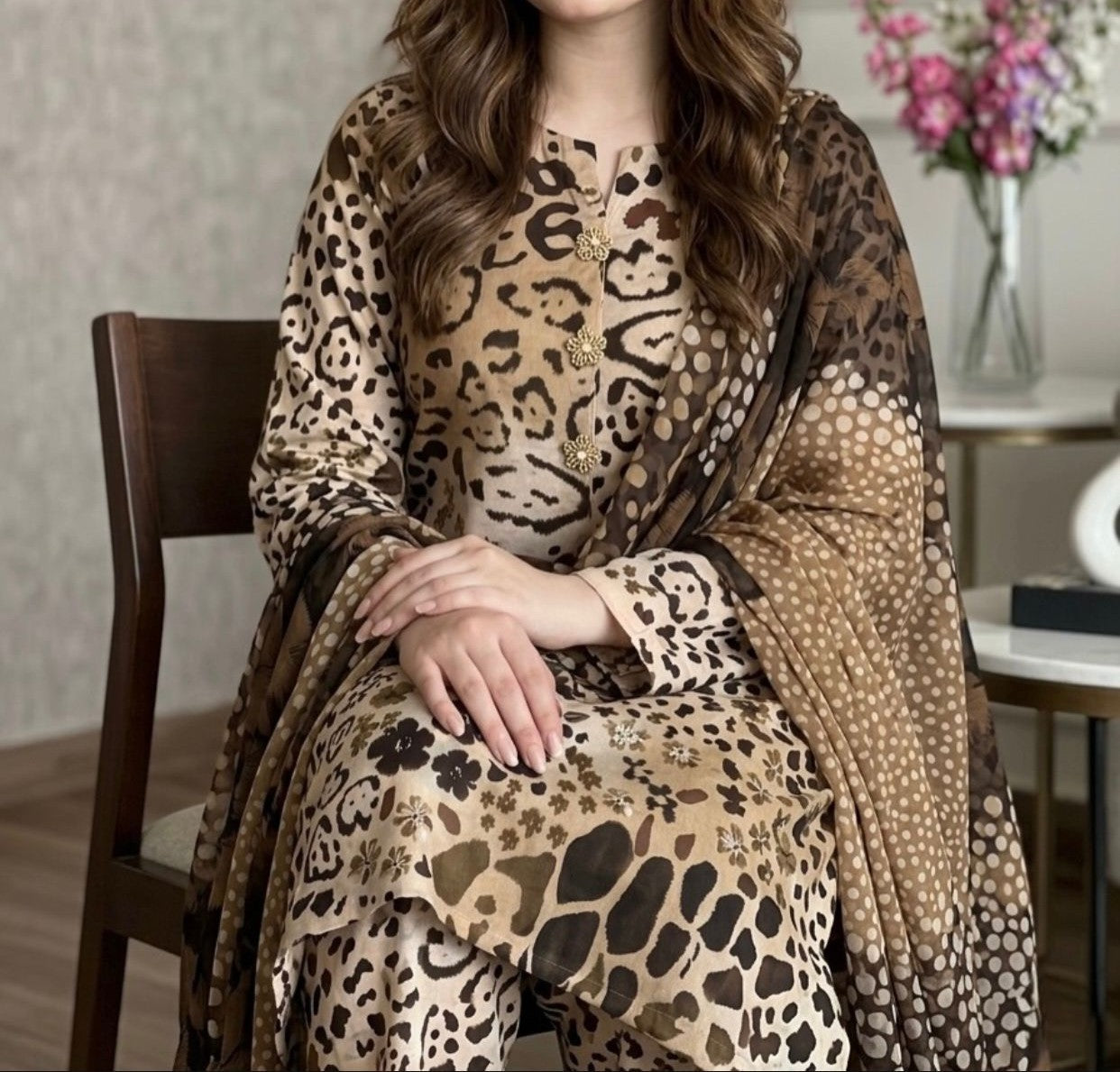 Digital Printed Swiss Lawn 3pc
